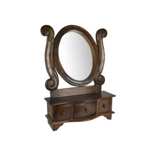 ECN-OF0025-Specchiera-da-toeletta-tre-cassetti-in-legno