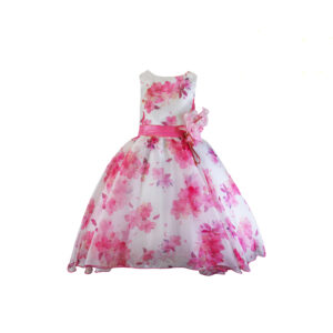 Abito-da-cerimonia-bambina-fiori-rosa-ecn-ab0047